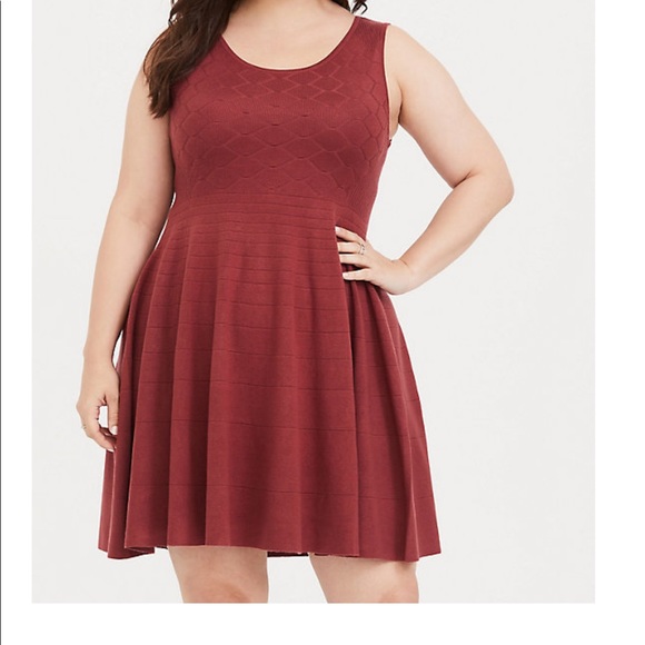 sweater skater dress
